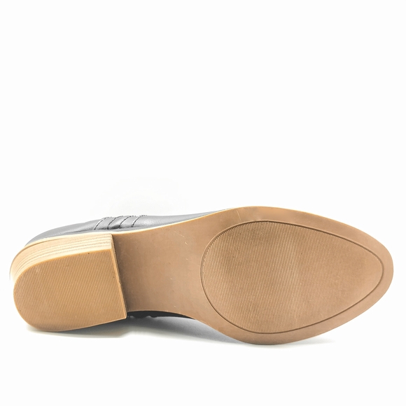 New Studded Chelsea Stacked Heel Ankle Boot W/ Ortholite Comfort By Sonoma - Picture 5 of 5